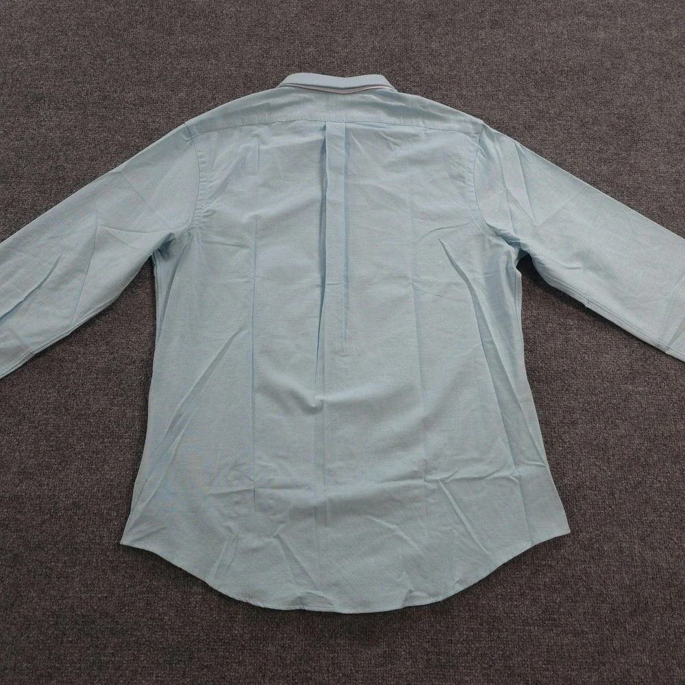 Polo Ralph Lauren Shirt Mens XL Blue Slim Fit Stretch Oxford Core Replen NEW